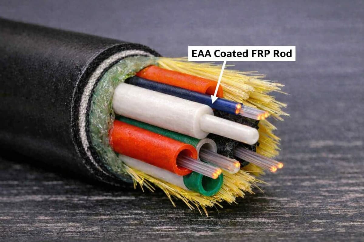 EAA coated FRP rod variant