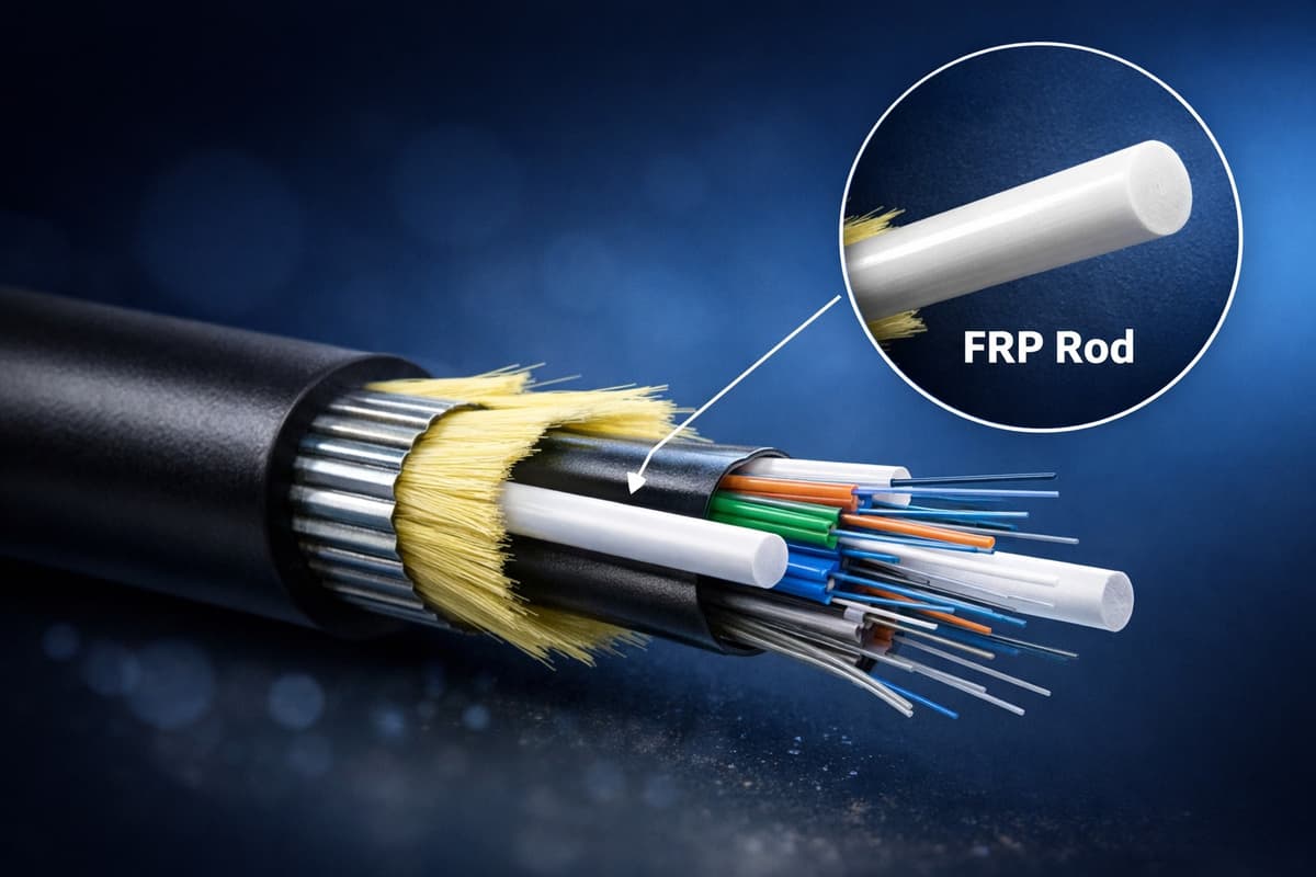 Illuminated fiber optic cables. The core of global connectivity